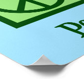 Liebe des Friedens Poster (Ecke)