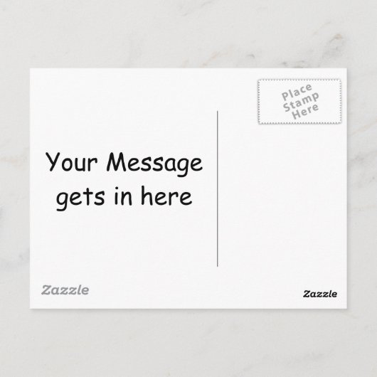 Liebe des Friedens Postkarte (Rückseite)