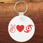 Liebe des Friedens Schlüsselanhänger (Vorderseite)