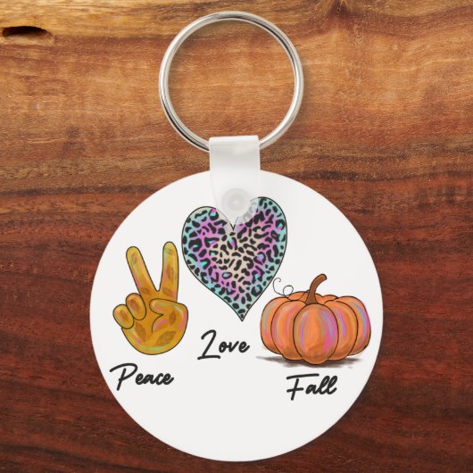 Liebe des Friedens Schlüsselanhänger (Vorderseite)