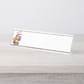 Liebe des Friedens Schreibtischnamensplakette (Vorderseite )