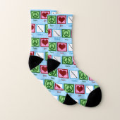 Liebe des Friedens Socken (Paar)