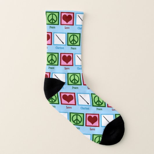 Liebe des Friedens Socken (Links - Innen)