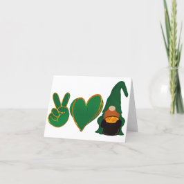 Liebe des Friedens | St Patrick's Day Sublimation Feiertagskarte