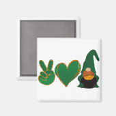 Liebe des Friedens | St Patrick's Day Sublimation Magnet (Vorderseite/Rückseite)
