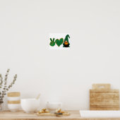 Liebe des Friedens | St Patrick's Day Sublimation Poster (Küche)