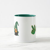 Liebe des Friedens | St Patrick's Day Sublimation Tasse (Zentrum)