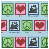 Liebe des Friedens Stoff (Nahaufnahme)