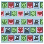 Liebe des Friedens Stoff (Muster)