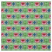 Liebe des Friedens Stoff (Muster)