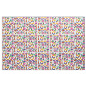 Liebe des Friedens Stoff (Fat Quarter (45,7 x 55,9 cm))