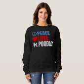 Liebe des Friedens Sweatshirt (Vorne ganz)