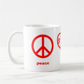 Liebe des Friedens - Tasse (Links)