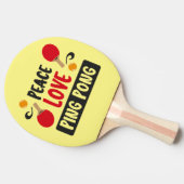 Liebe des Friedens Tischtennis Schläger (Seitenansicht)