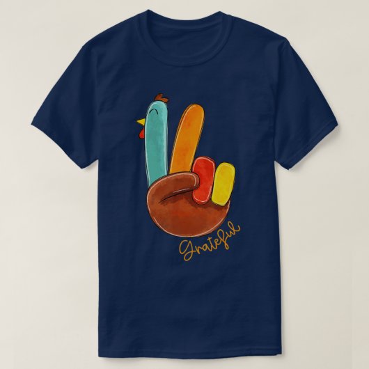 Liebe des Friedens Türkei Dankbarkeit Türkei Handz T-Shirt (Design vorne)