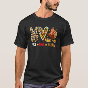 Liebe des Friedens Türkei Fall Türkei Leopard Peac T-Shirt
