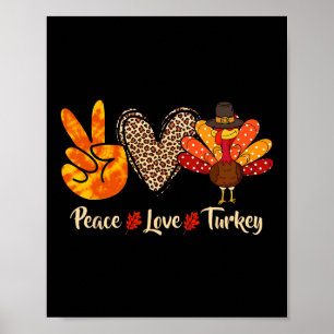 Liebe des Friedens Türkei Kleine Pilgrim Erntedank Poster