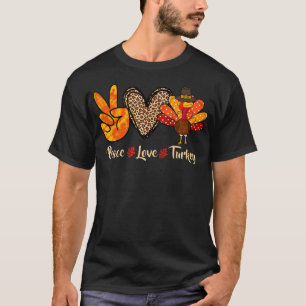 Liebe des Friedens Türkei Kleine Pilgrim Erntedank T-Shirt
