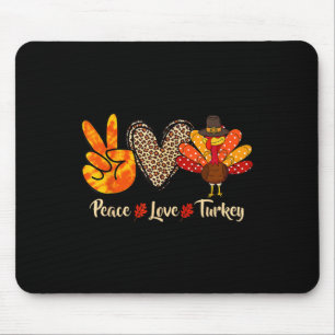 Liebe des Friedens Türkei Kleiner Pilgrim Erntedan Mousepad