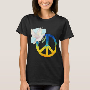 Liebe des Friedens Ukraine Taube Ukraine Unterstüt T-Shirt