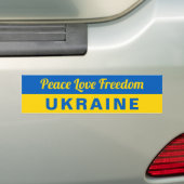Liebe des Friedens - Ukraine unterstützt ukrainisc Autoaufkleber (Auf Auto)