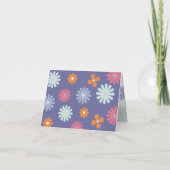 Liebe des Friedens und die 1960er Jahre 1970 dank Dankeskarte (Rückseite)