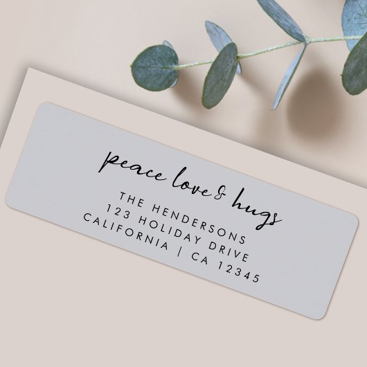 Liebe des Friedens und Hugs | Dove Gray Elegant We