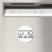 Liebe des Friedens und Karma Magnet (In Situ (Geschirrspüler))