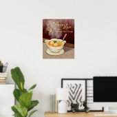 Liebe des Friedens und Matzah Ball Soup Küche Prin Poster (Heimbüro)