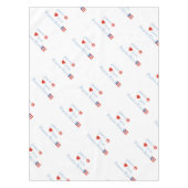 Liebe des Friedens und Puerto Rico Tischdecke (Vorderseite)