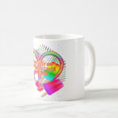 Liebe des Friedens und Tasse des Popsicles-Kaffees (VorderseiteRechts)