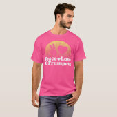 Liebe des Friedens und Trumpets T-Shirt (Vorne ganz)