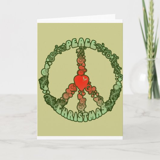 Liebe des Friedens und Weihnachten (Vorderseite)