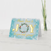 Liebe des Friedens und Weihnachten der Freude (Vorderseite)