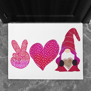 Liebe des Friedens Valentinstag Fußmatte