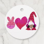 Liebe des Friedens | Valentinstag Geschenkanhänger (Rückseite)