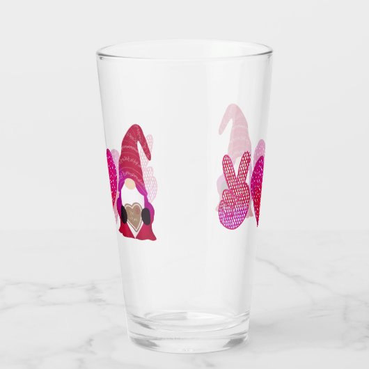 Liebe des Friedens | Valentinstag Glas (Rechts)