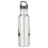 Liebe des Friedens Weihnachten Edelstahlflasche (Rückseite)