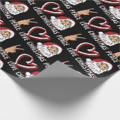 Liebe des Friedens Weihnachten Geschenkpapier (Ecke)