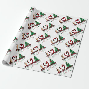 Liebe des Friedens Weihnachten Geschenkpapier