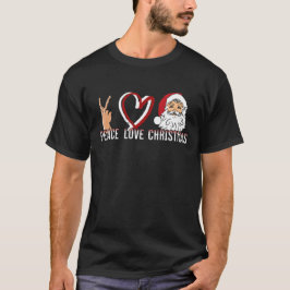 Liebe des Friedens Weihnachten T-Shirt