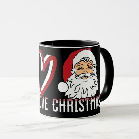 Liebe des Friedens Weihnachten Tasse (VorderseiteRechts)