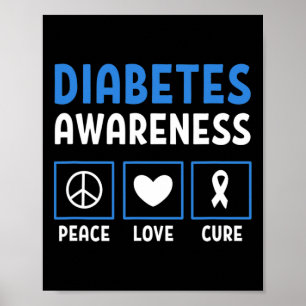 Liebe des Friedens zur Heilung von Diabetes 3 Poster