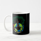 Liebe des Friedensbaums - Umweltschutz Erde D Kaffeetasse (Links)