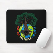 Liebe des Friedensbaums - Umweltschutz Erde D Mousepad (Mit Mouse)