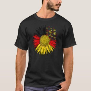 Liebe des Friedenszeichens Symbol Deutschland Sonn T-Shirt