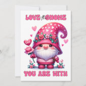 Liebe des Genoms - Valentinskarte Dankeskarte (Vorderseite)