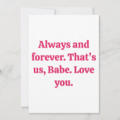 Liebe des Genoms - Valentinskarte Dankeskarte (Rückseite)