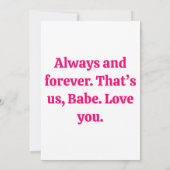 Liebe des Genoms - Valentinskarte Dankeskarte (Rückseite)