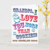 Liebe des Großvater-I Sie mehr als Plätzchen! Karte (Gelbe Blume)